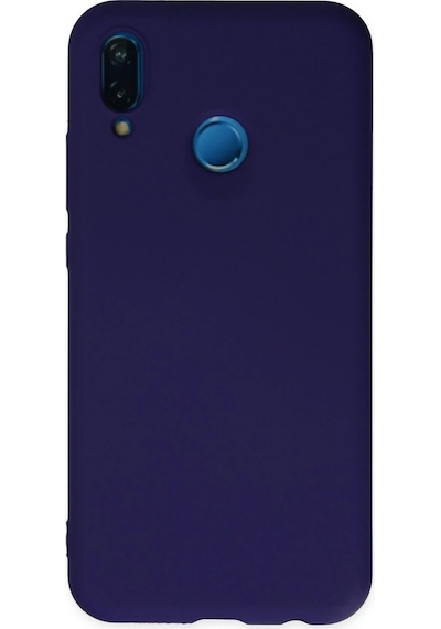 Newface Huawei P20 Lite Kılıf Nano İçi Kadife Silikon Glblseme - 32 - Mor