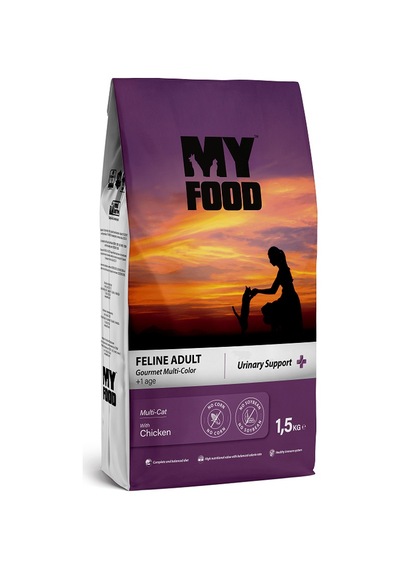 My Food Gurme Tavuklu Yetişkin Kedi Maması 1500 G