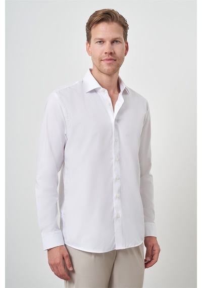 Morven Erkek Beyaz Pamuk Trend Slim Fit Dar Kesim Non Iron Gömlek 25mc004034600 Beyaz Beyaz Morven Erkek Beyaz Pamuk Trend Slim Fit Dar Kesim Non Iron Gömlek 25mc004034600 Beyaz Beyaz