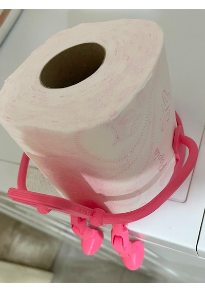 Tuvalet Kağıdı Standı Pembe