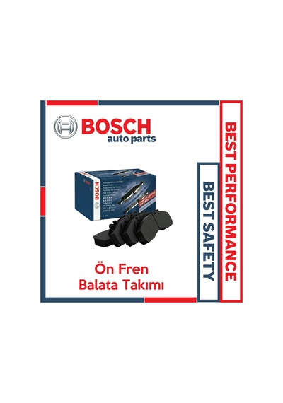 Toyota Corolla Uyumlu Auris Bosch Ön Fren Balata Takımı 2013 - 2018 N11.17684
