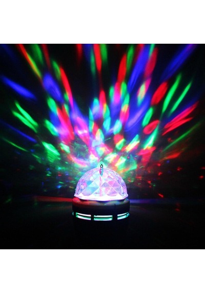 360 Derece Dönen Disko Tarzı Renkli Dekoratif Disco Lamba Diğer