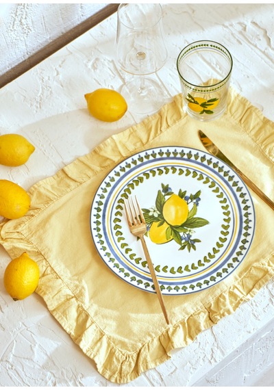 Bella Maison Lemoncello Porselen 48 Parça 12 Kişilik Yemek Takımı Çok Renkli