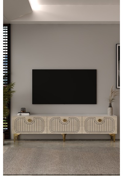180dhdts3bta Hera Lazer Desenli Tv Sehpası,ünitesi Beyaz-traverten-altın 180dhdts3bta Hera Lazer Desenli Tv Sehpası,ünitesi Beyaz-traverten-altın