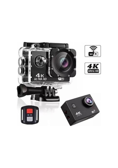 Newdaki 4k Wıfı Ultra Hd Ful Aparatlı Aksiyon Kamera Kumandalı