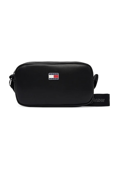 Tommy Hilfiger Kadın Marka Logolu Günlük Kullanıma Uygun Siyah Omuz Çantası Aw0aw19042 Bds