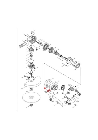 Makita GA9010C Kömür CB-204 Ürün Kodu 194992-4