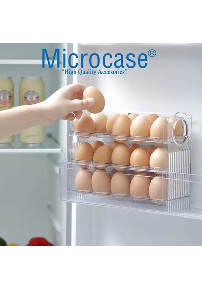 Ayrex Microcase Sert Abs Plastik Dolapiçi Yumurta Organizer Ve Standı Kapaklı Tasarım Al5453 Yeşil Diğer