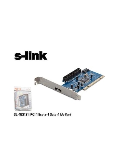S-link Sl-1es1s1 1esata+1sata+1ıde Pcı Kart Kdo