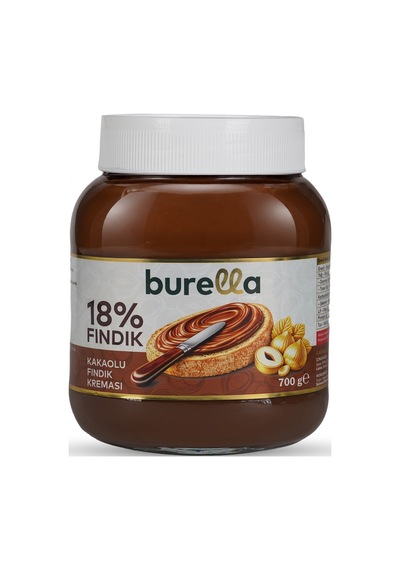 Burella %18 Kakaolu Fındık Kreması 700 G