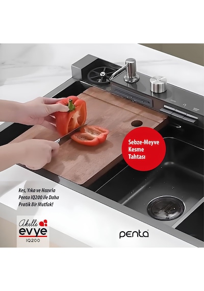Penta Krom Akıllı Eviye Iq200