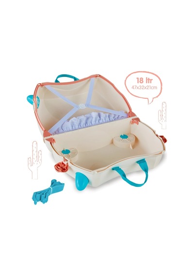 Trunki Çocuk Bavulu - Lama Lola Çok Renkli