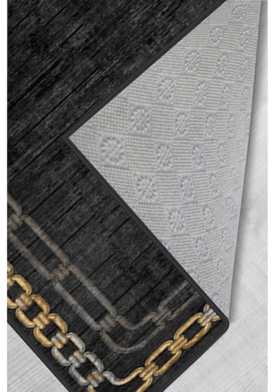 Rovigo Home Dijital Baskı Kaymaz Taban Salon Halısı Rvg1377 Çok Renkli
