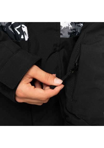Quiksilver Quıksılver Mıssıon Prınted Block Çocuk Snowboard Montu Siyah