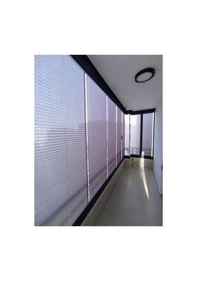 Eylül Plise Katlanır Cam Balkon Perdesi - Ofis Perdesi Çok Renkli