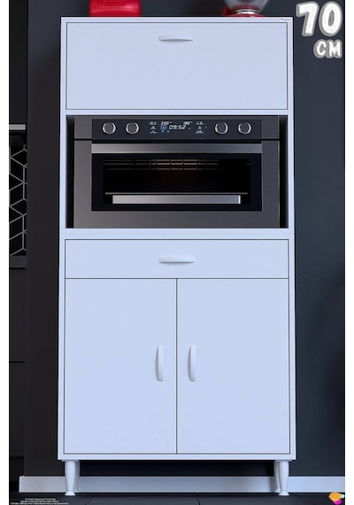 Vio 70 Cm 1 Fırın Veya Mikrodalga Dolabı Çekmeceli Kapaklı Çok Amaçlı Mutfak Dolabı Beyaz Vio 70 Cm 1 Fırın Veya Mikrodalga Dolabı Çekmeceli Kapaklı Çok Amaçlı Mutfak Dolabı Beyaz