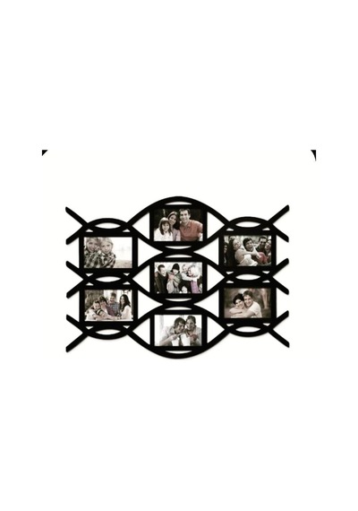 Modern Çoklu Çerçeve 7 Fotoğraflık Kişiye Özel İsim Ve Renk