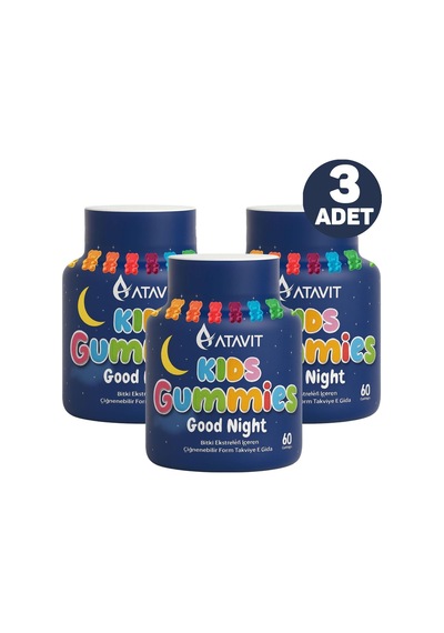 Atavit Kids Good Night 60 Gummies 3 Adet