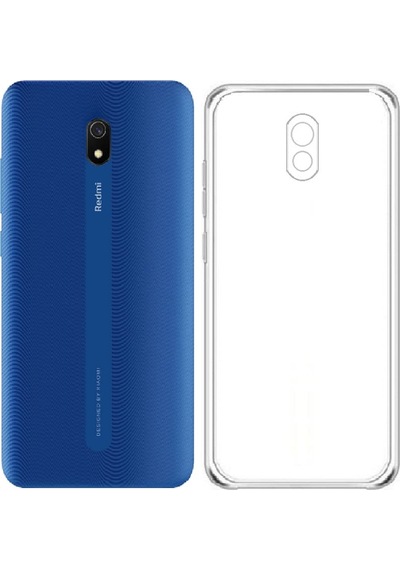 Adige Xiaomi Redmi 8a Kılıf Kamera Korumalı Süper Silikon