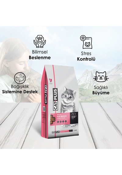 Catplus Tavuklu Hamsili Yavru Kedi Maması 1500 G