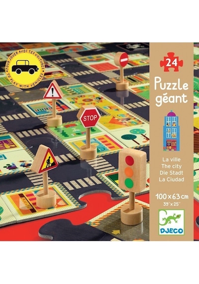 Djeco Dev Puzzle 24 Parça/ The City
