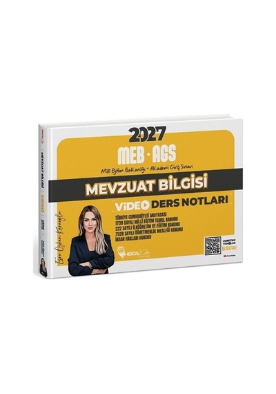 2027 Meb-ags Mevzuat Bilgisi Video Ders Notları / Esra Özkan K...