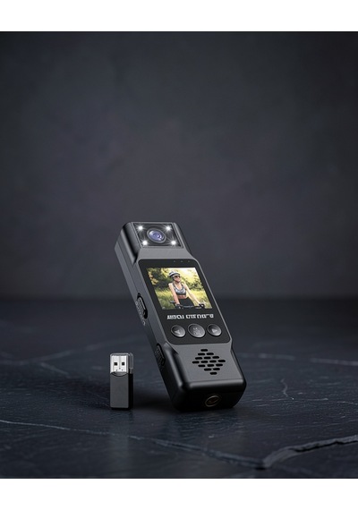 Mini Kamera 180 Dönebilen Lens 1080p Xuczl13vücutkamerası-1