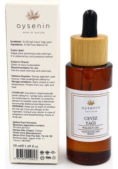 Aysenin Ceviz Yağı / Walnut Oil 50 ML.