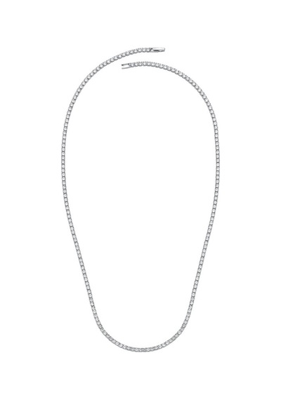 Merano Design 3mm Rhodium Su Yolu Kolye 60cm