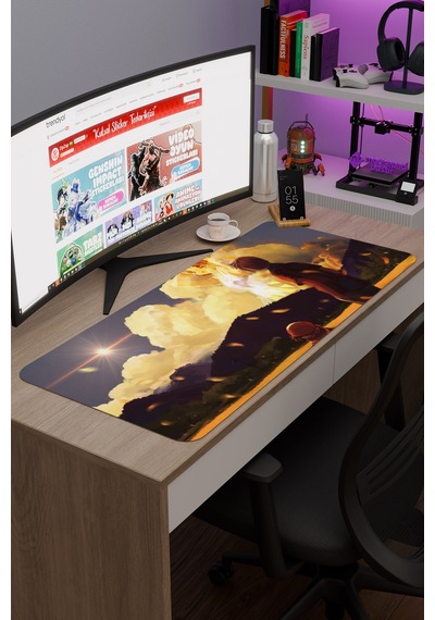 Clannad After Story Anime V1 - 90x40 Xxl Gaming Kauçuk Kaymaz Taban Mouse Pad Fare Altlığı