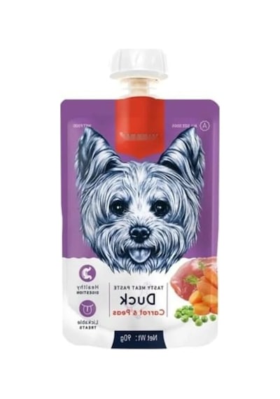 Taze Ördekli Ve Havuçlu Köpek Et Ezmesi 90 Gr 0.75 LT - 2.5 LT - 12 KG