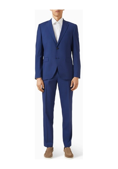 Boss Jeckson Takım Elbise, Lacivert, Klasik Ve Şık Tasarım, Wool-linen