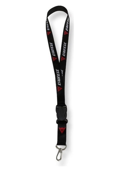 Dainese Logolu Siyah Ve Kırmızı Baskılı Boyun Askısı