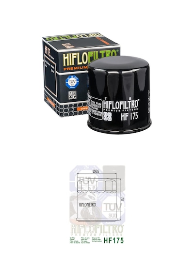 Hiflo Hf175 2018-2020 Harley-Davidson Uyumlu Street Rod Yağ Filtresi