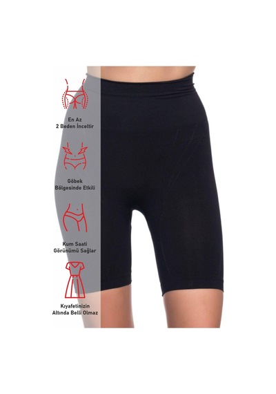 Siyah Mı Emay 2017 Düşük Bel Double Pantalon Korse Siyah