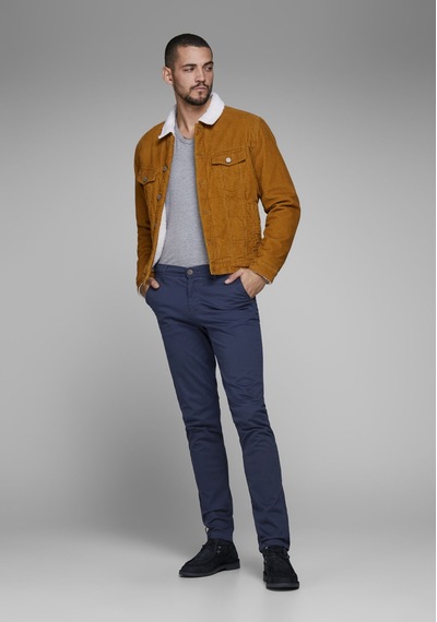 Jack & Jones Marco Bowie  Chino Pantolon 12150148 Navy Blazer Lacivert