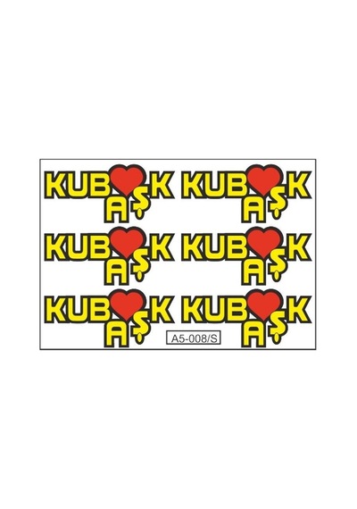 A5 Sticker 016 Tek Paket Çoklu Sticker Çok Renkli