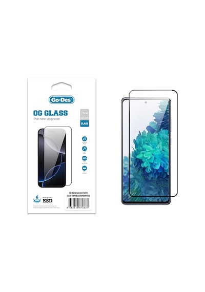 Galaxy S20 Fe Uyumlu Go Des Og Glass Antistatik Temperli Cam Ekran Koruyucu Şeffaf