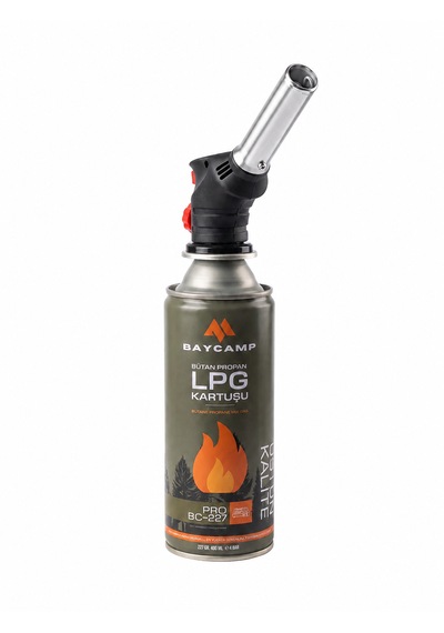 Bc-pro1300 Pürmüz Seti Seramik Yalıtımlı Pürmüz Başlığı Ve Lpg Kartuşu Siyah