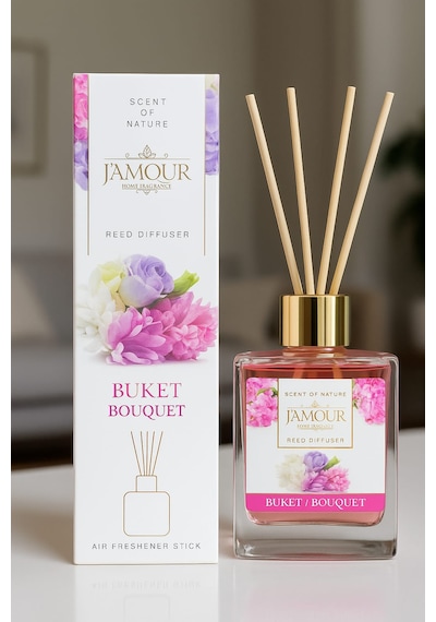 Çiçek Buket Kokulu Çubuklu Oda Kokusu 100 Ml Çiçeksi Ve Kalıcı Ferahlık Buket