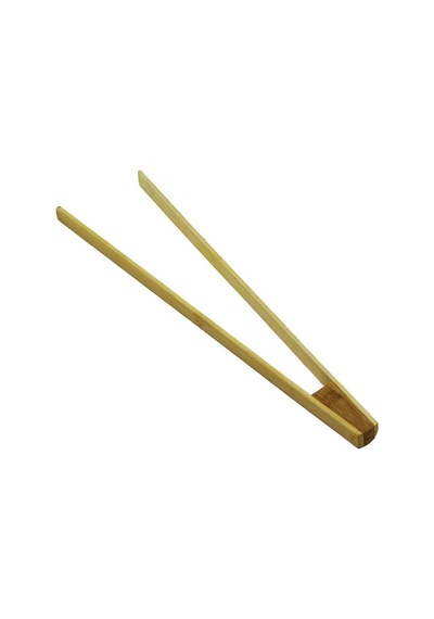 Yakut-11420 Ahşap Bambu Cımbız Maşa 30cm- 12'li Paket