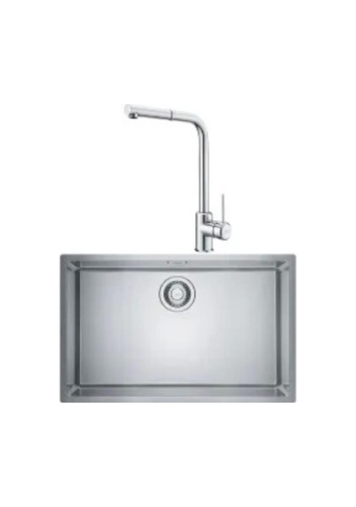 Franke Maris Mrx 110-70 Tek Gözlü Eviye + Sirius Doccia Armatür Seti (Krom)