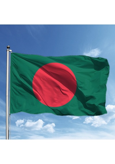 Bangladeş Bayrağı 150 225 Tek Ebat