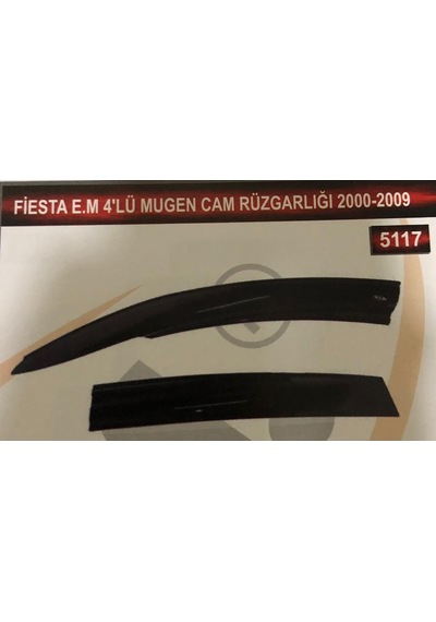 Ford Fiesta 2002-2009 Model 4'Lü Mugen Cam Rüzgarlığı