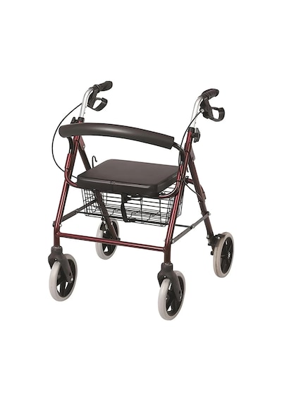 Alüminyum Katlanabilir Rollatör Yürüteç 130 Kg Taşıma Kapasiteli Lüx 1. Sınıf 2 Yıl Garanti