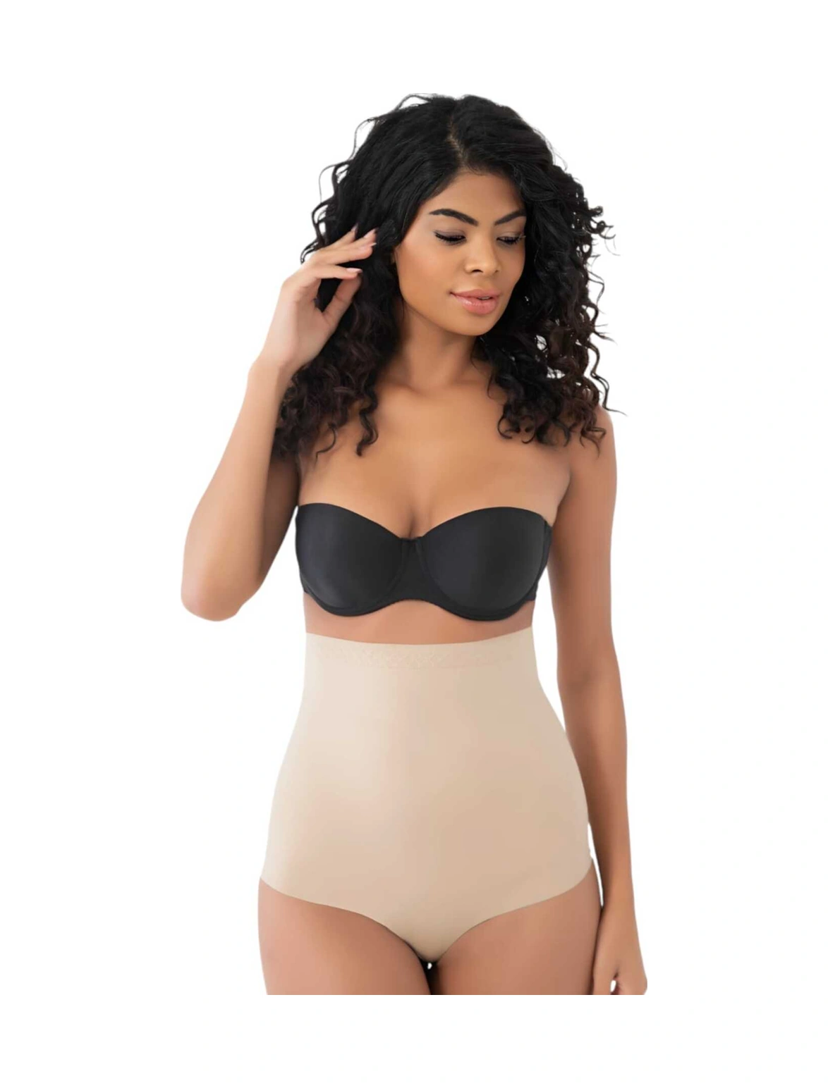 Tezzgelsin Kadın Lazer Kesim Ve Toparlayıcı Yüksek Bel Slip Korse 3'lü Set Ten Rengi