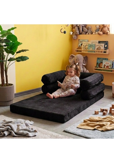 Miniwood Montessori Yatak Oyun Alanlı Bebek Yer Yatağı Sünger Çocuk Karyola 109 x 150 CM