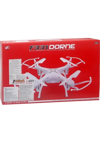 Asya Oyuncak Işıklı Drone F331-beyaz
