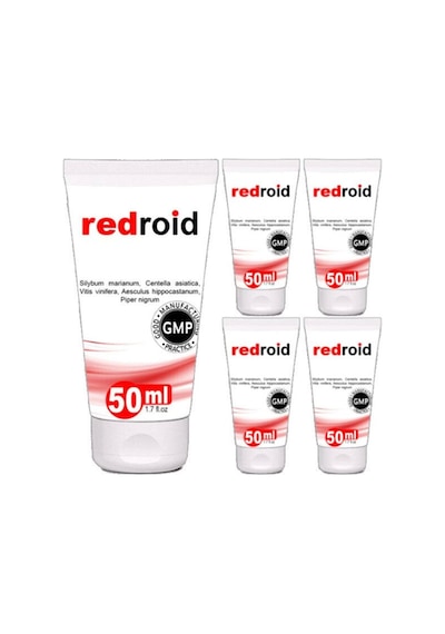 Redroid Rahatlatıcı Bakım Masaj Kremi 5x50 Ml