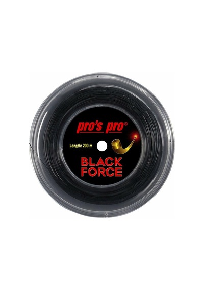 Pros Pro Black Force 1,24 MM Rulo Raket Kordajı 200 Metre Siyah
